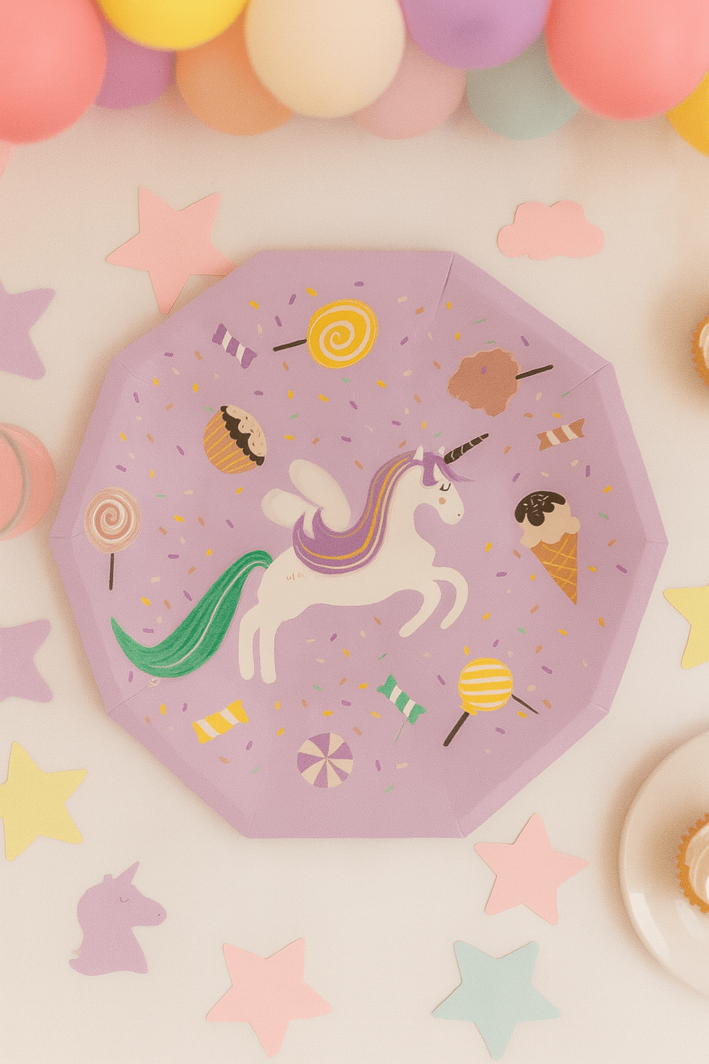 Sweet Unicorn Small Plates (Set of 8) - themonogram manor 
