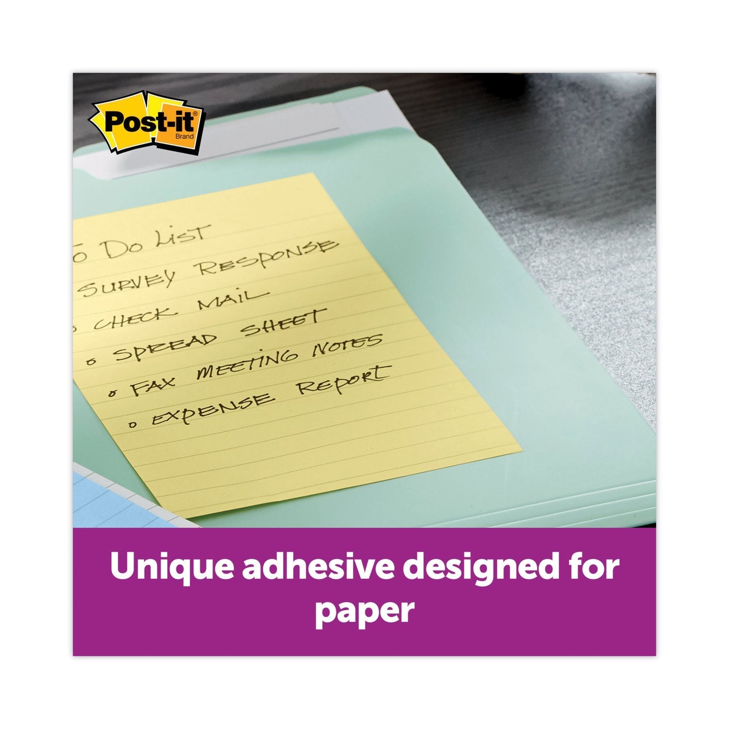 Post - it Original Pads in Canary Yellow, Note Ruled, 4" x 6", 100 Sheets/Pad, 12 Pads/Pack - themonogram manor 