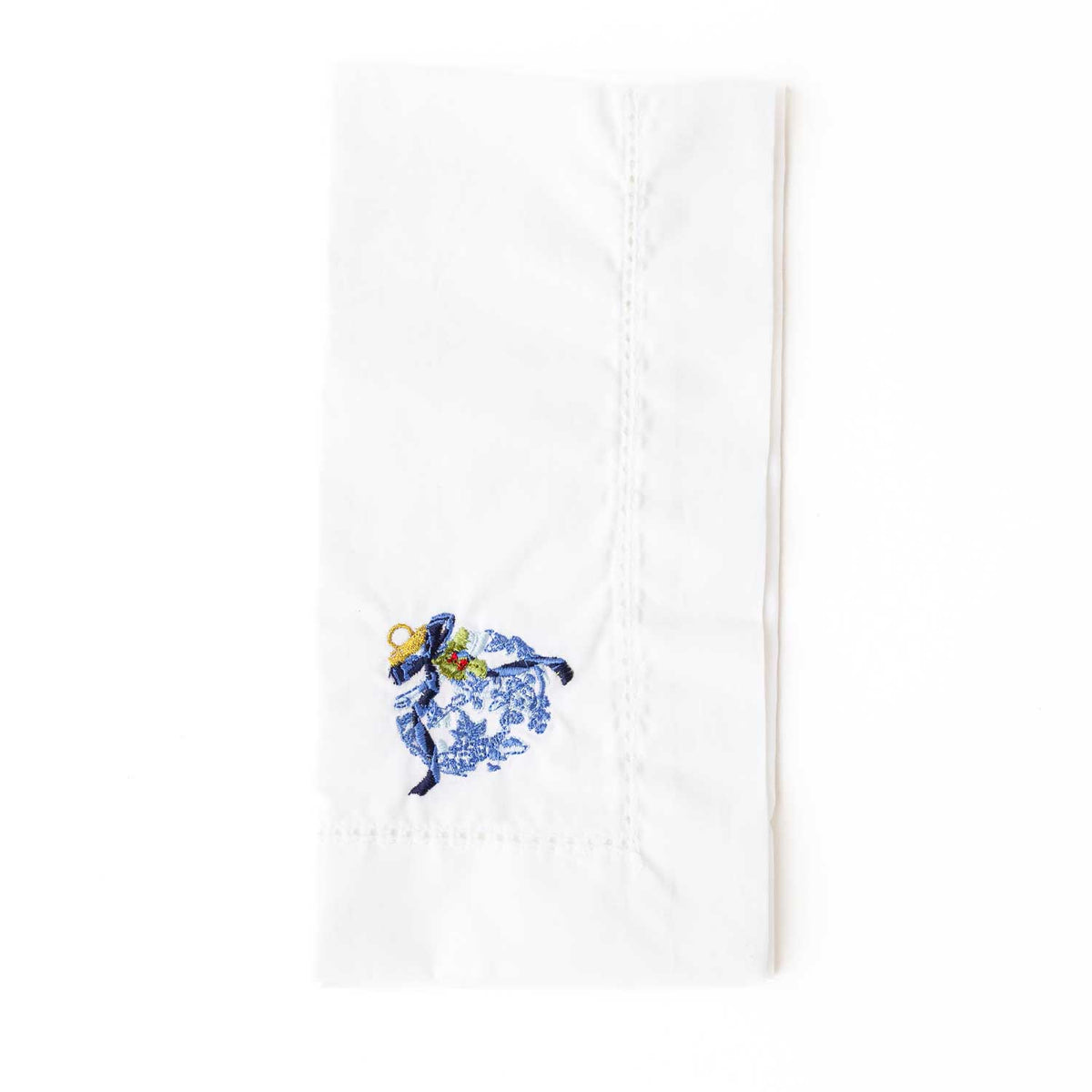 Chinoiserie Ornament Embroidered Dinner Napkin - themonogram manor 