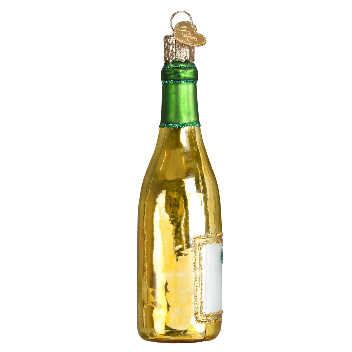 White Wine Bottle Ornament - #themonogram manor #