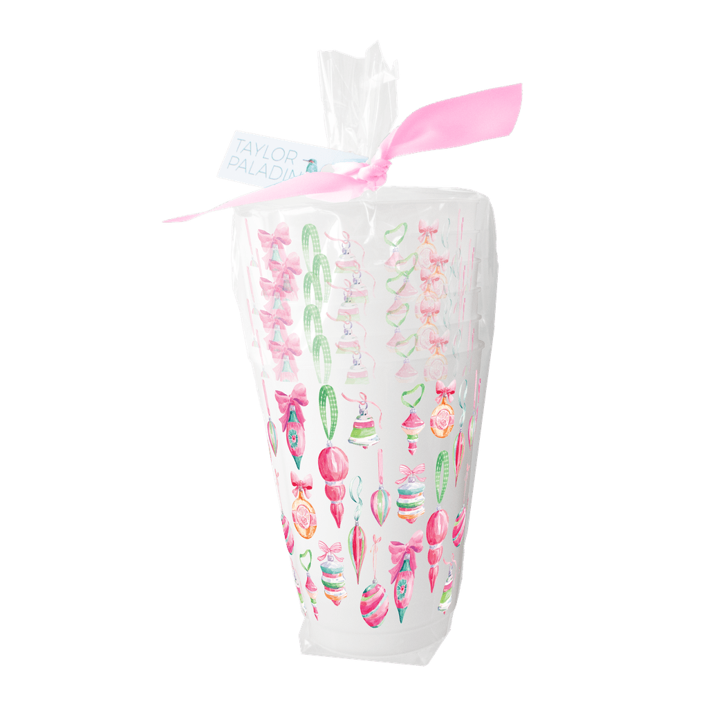 Vintage Ornaments Frosted Cup - themonogram manor 