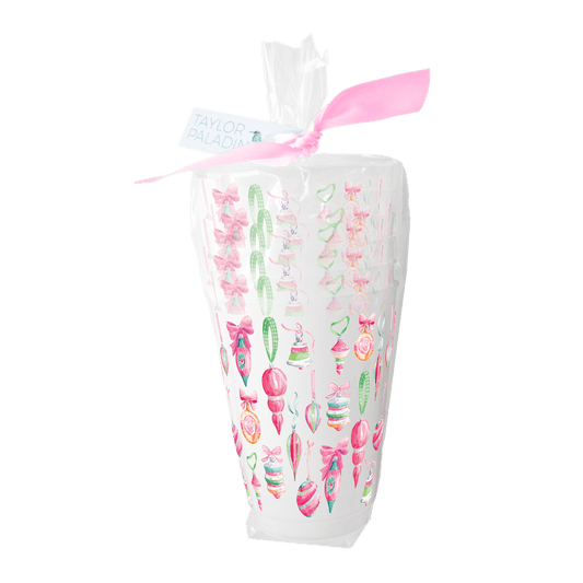Vintage Ornaments Frosted Cup - themonogram manor 