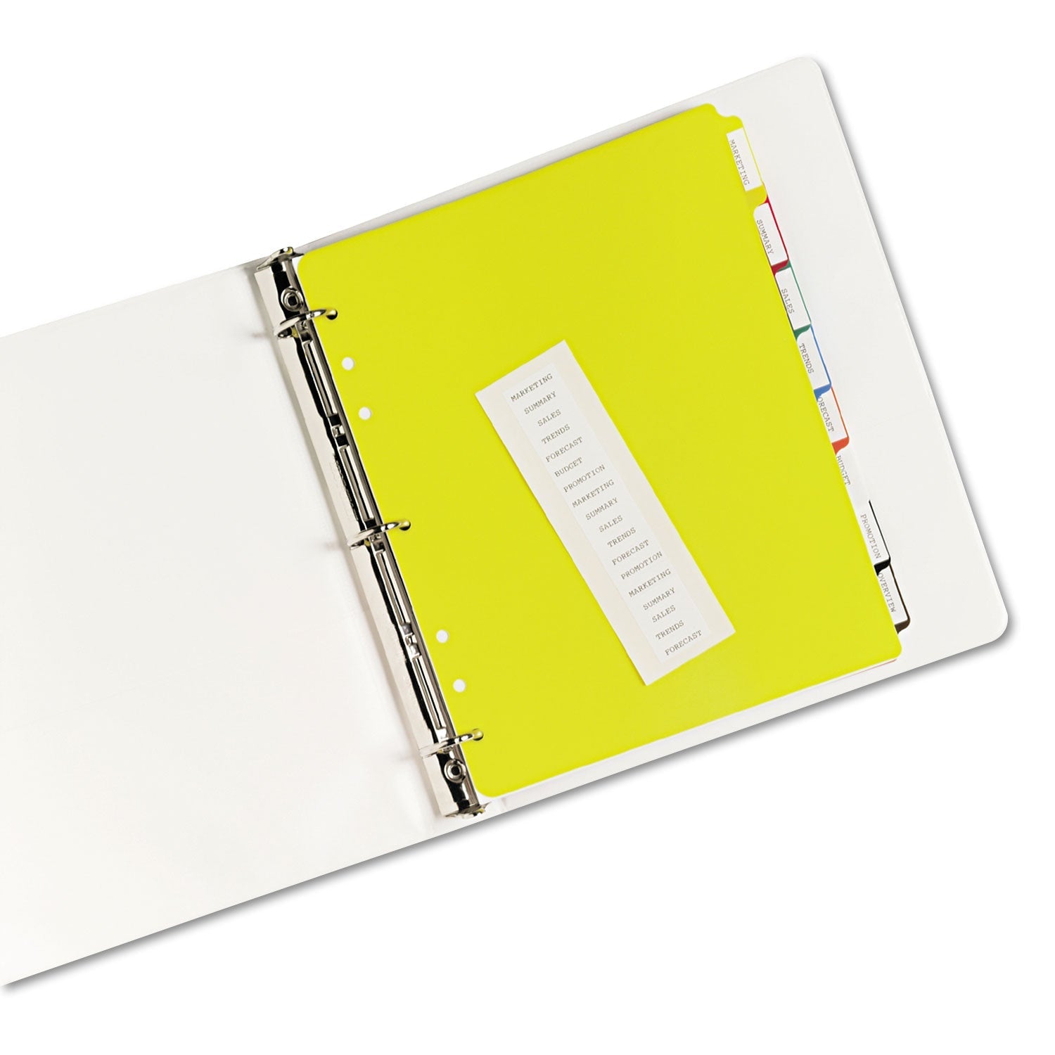 Avery Heavy - Duty Plastic Dividers with Multicolor Tabs and White Labels , 8 - Tab, 11 x 8.5, Assorted, 1 Set - themonogram manor 