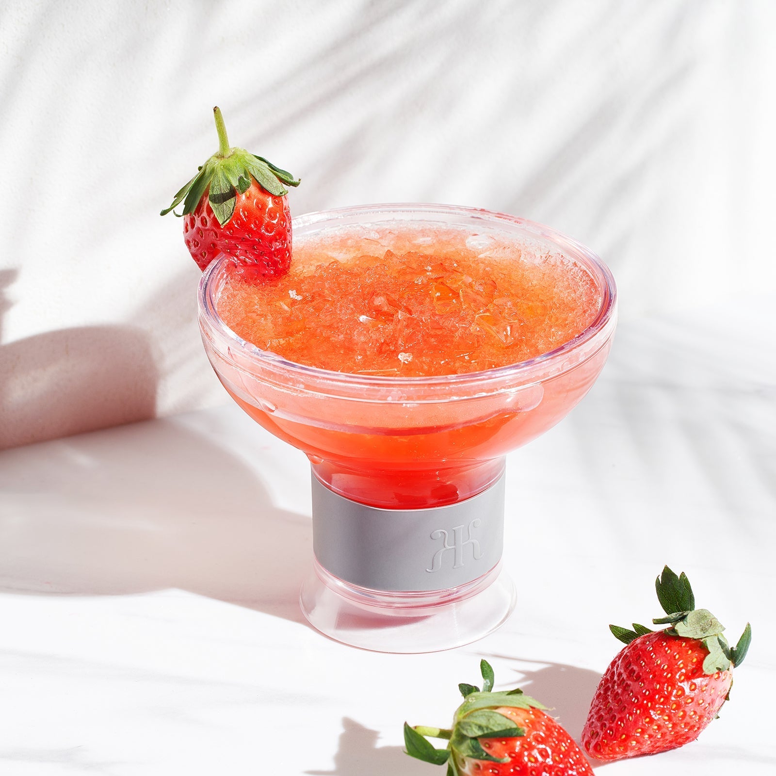 Barcelona Frozen Margarita & Cocktail Chiller Glasses, Acrylic, Set of 2 - themonogram manor 