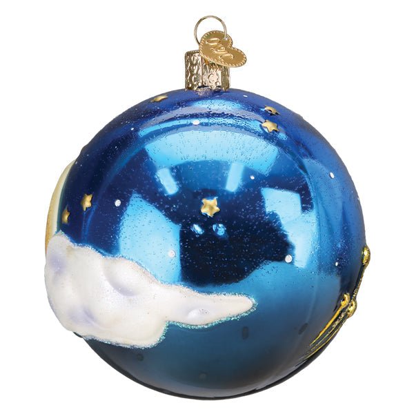 Moonglow Round Ornament - #themonogram manor #