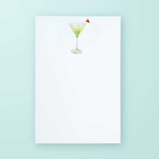 Golf Martini Notepad - themonogram manor 