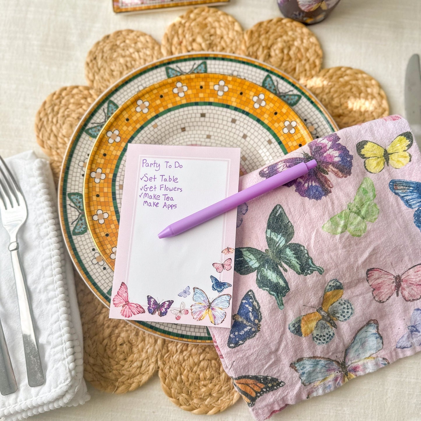 Pink Butterflies - themonogram manor 