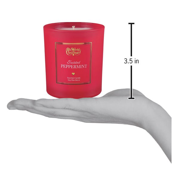 Twisted Peppermint Candle - themonogram manor 