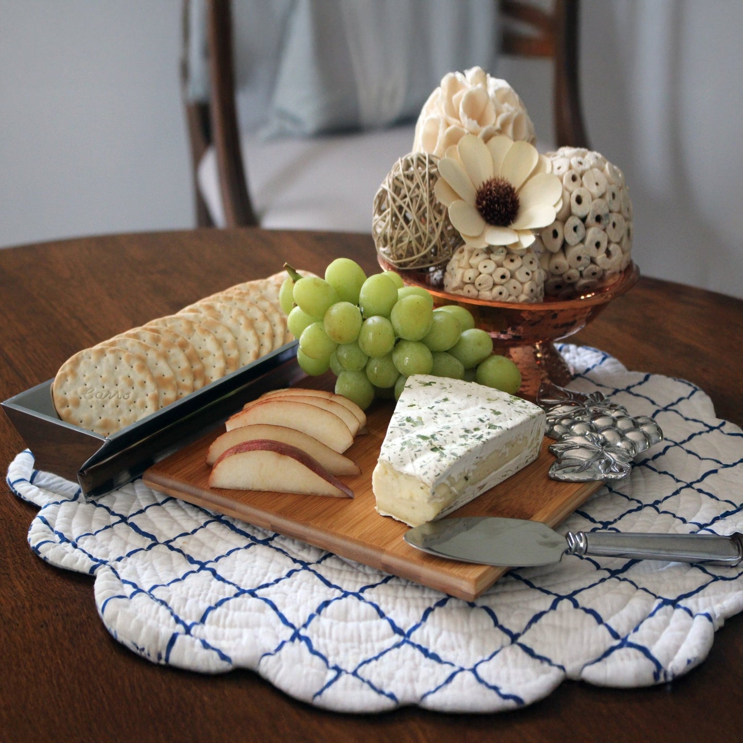 Grape Bamboo Cheese Set - themonogram manor 