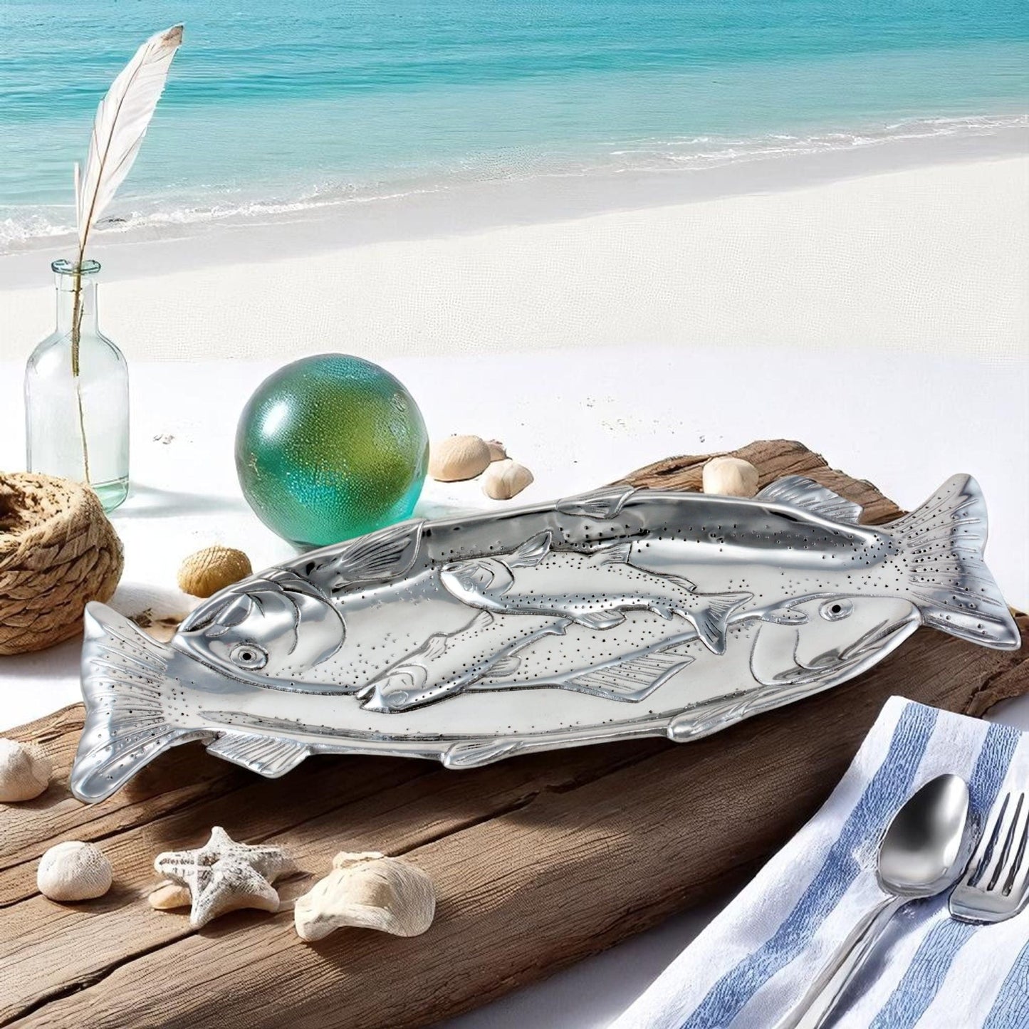 Trout Oblong Tray - themonogram manor 