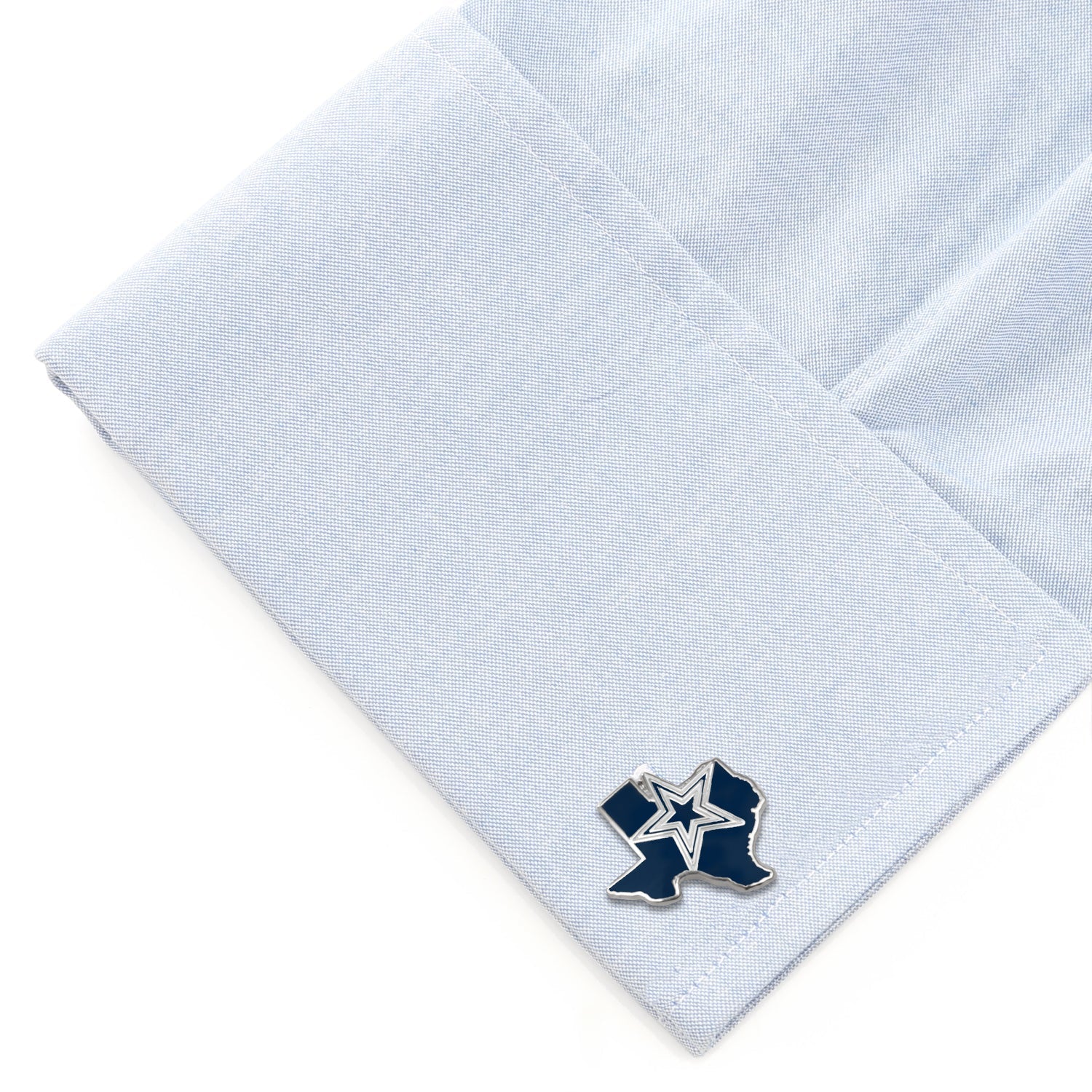 NFL Dallas Cowboys State Shaped Cufflinks - themonogram manor 
