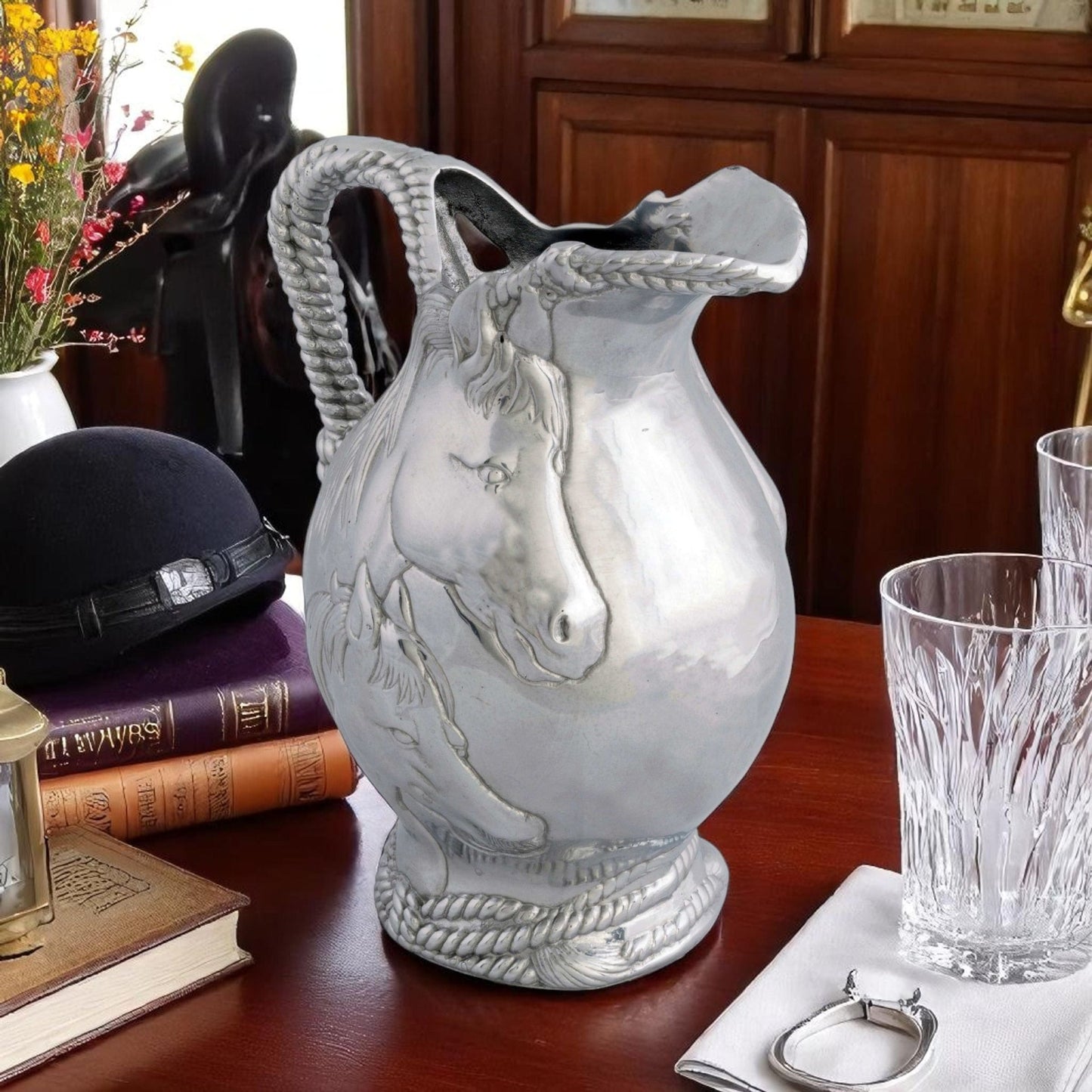 Horse and Rope Pitcher - themonogram manor 