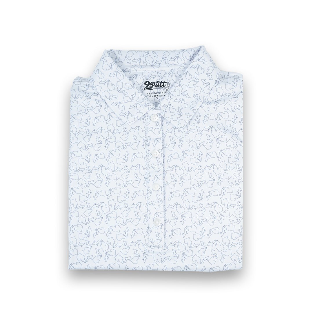 State of Michigan Women's Polo (Sleeveless) - themonogram manor 