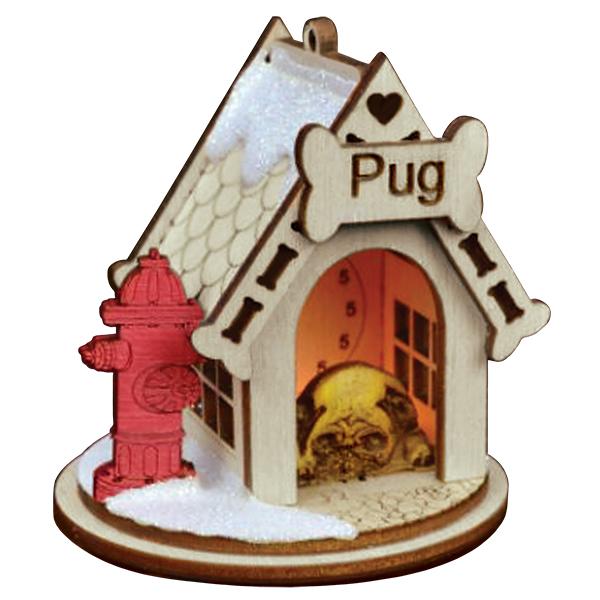 Pug Ornament - themonogram manor 