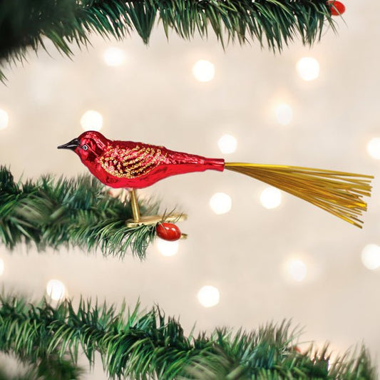 Red Lovebird Ornament - themonogram manor 