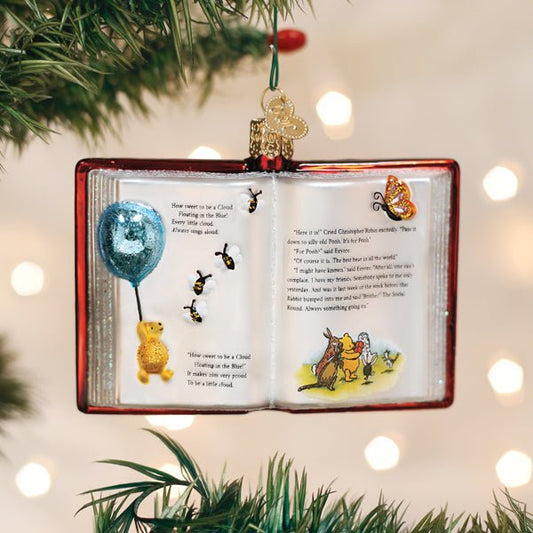Winnie - the - Pooh Book Ornament - themonogram manor 