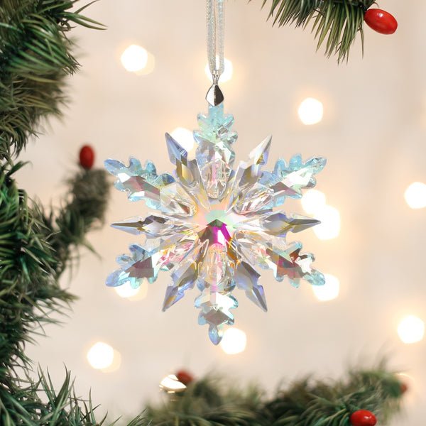 Radiant Crystal Snowflake Ornament - themonogram manor 