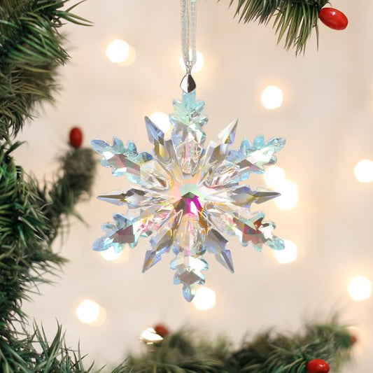 Radiant Crystal Snowflake Ornament - themonogram manor 