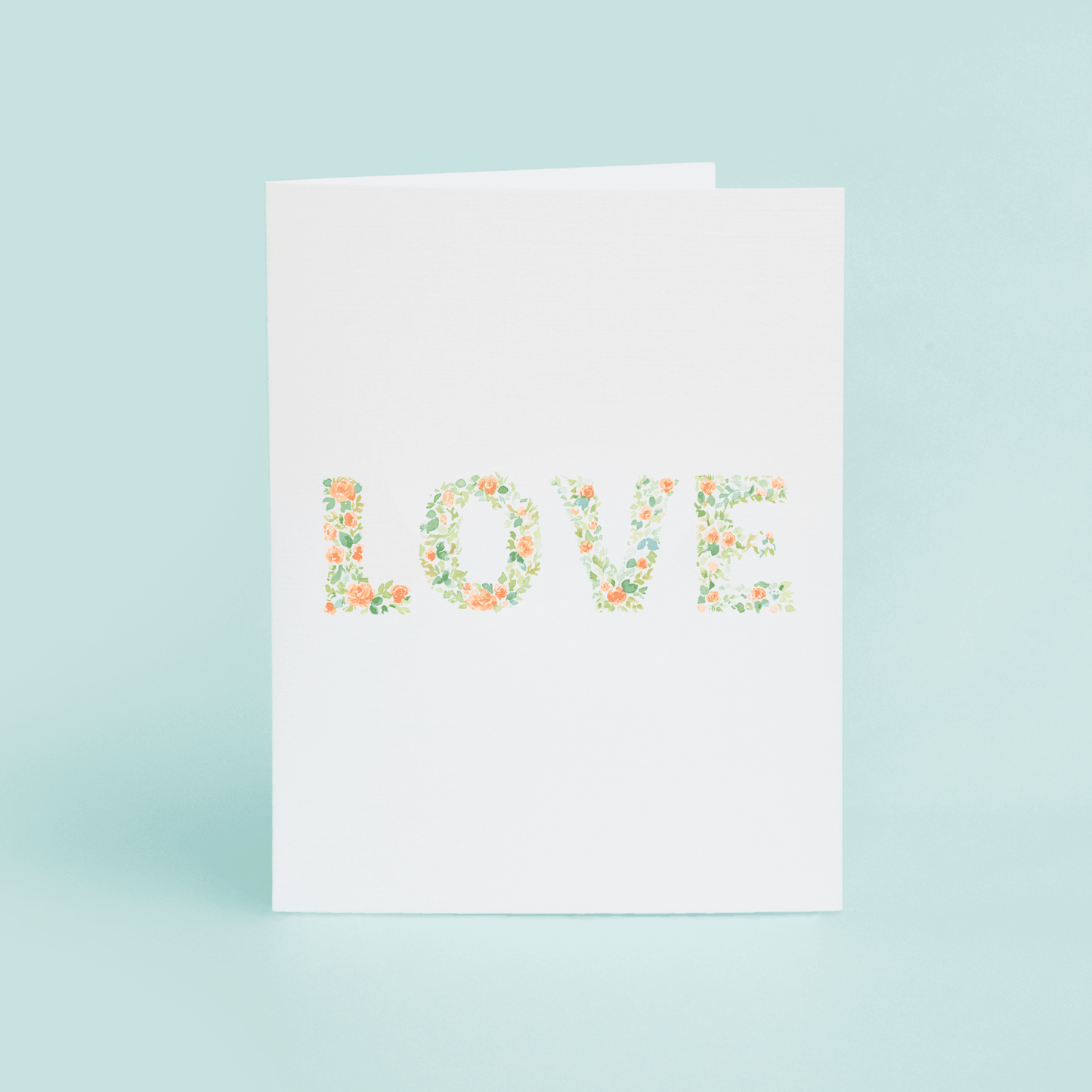 Love In Floral Letters - themonogram manor 