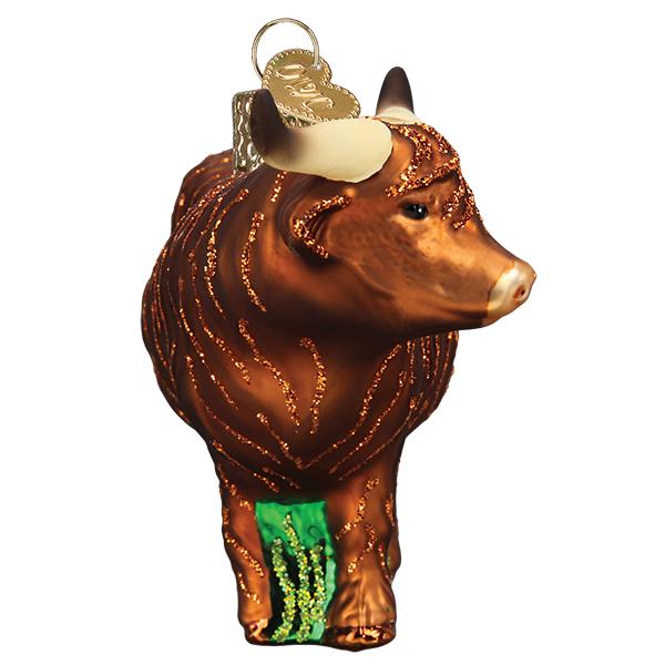 Highland Cow Christmas Ornament - #themonogram manor #