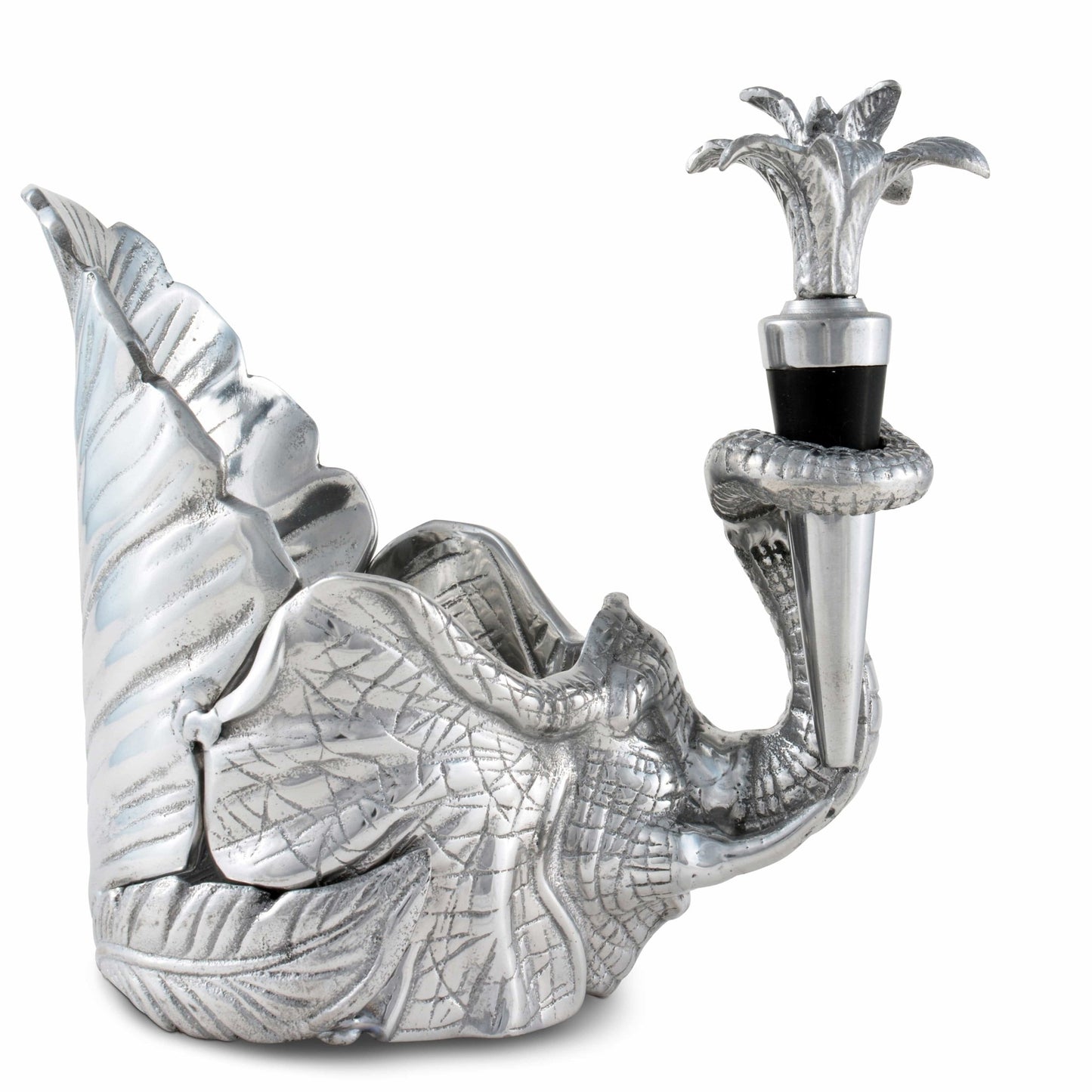 Elephant Wine Coaster and Stopper Set - themonogram manor 