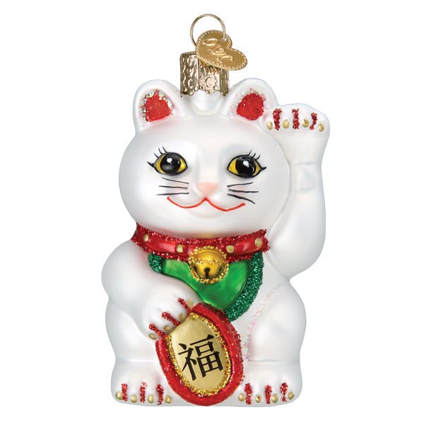 Lucky Cat Ornament - #themonogram manor #