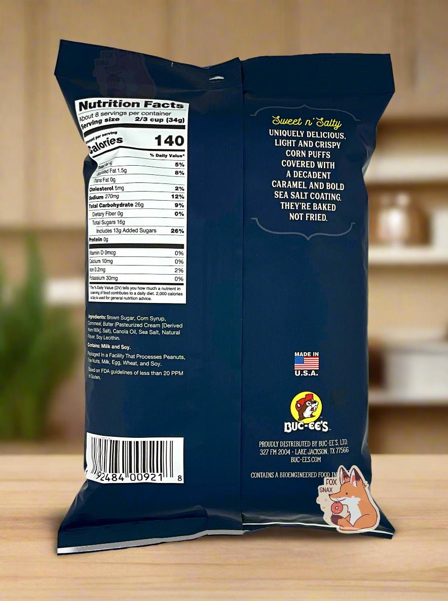 Buc - ee's Sea Salted Caramel Beaver Nuggets - themonogram manor 