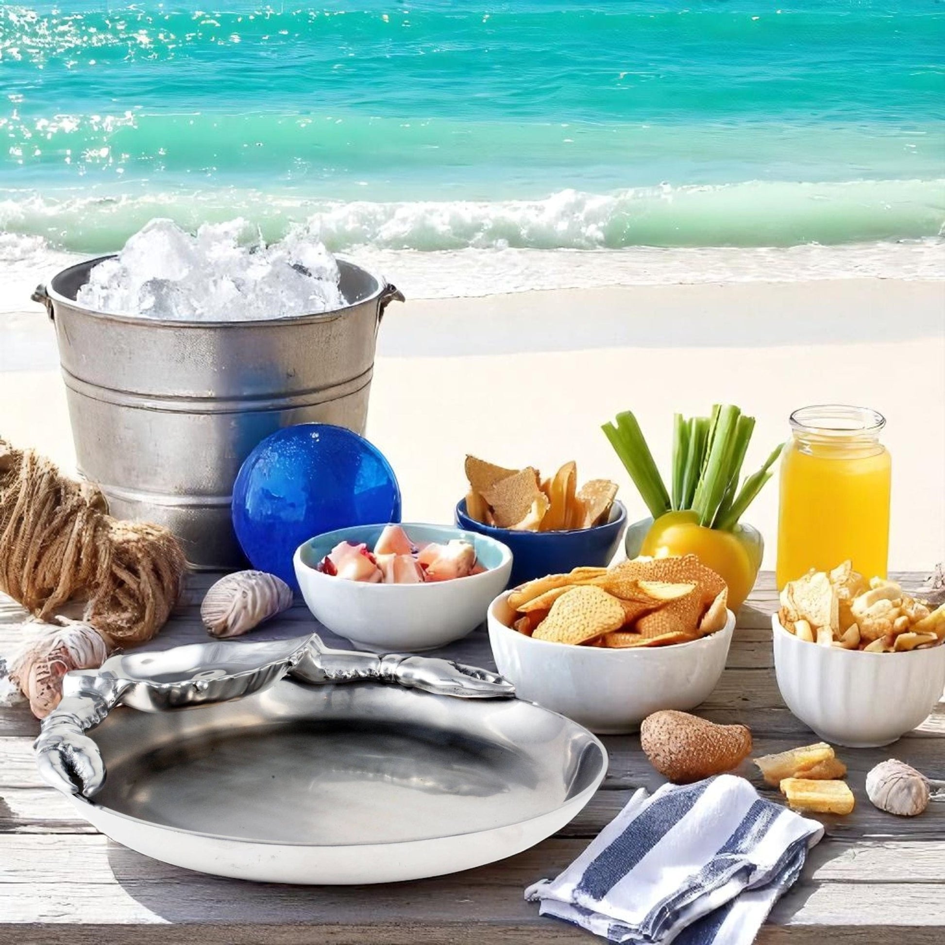 Crab Chip and Dip - themonogram manor 