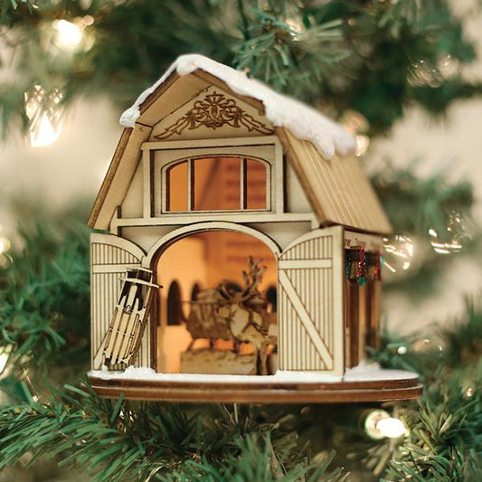 Santa's Reindeer Barn - themonogram manor 