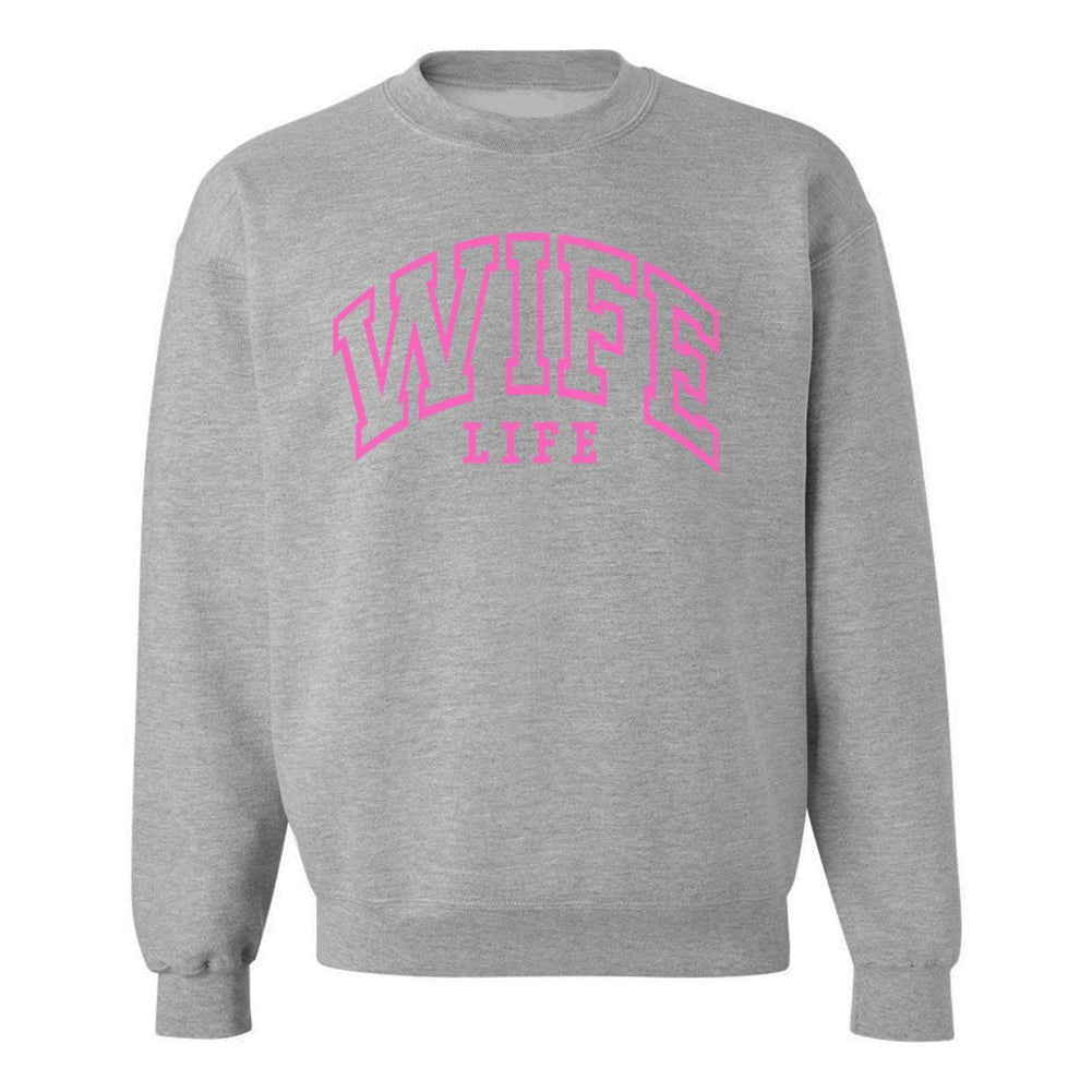 'Wife Life' Crewneck Sweatshirt - themonogram manor 