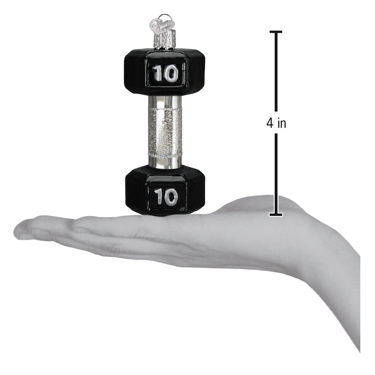 Dumbbell Ornament - themonogram manor 