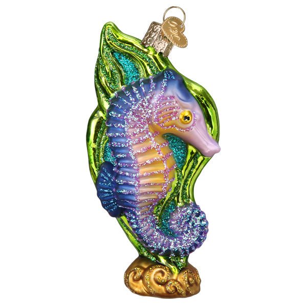Bright Seahorse Ornament - #themonogram manor #
