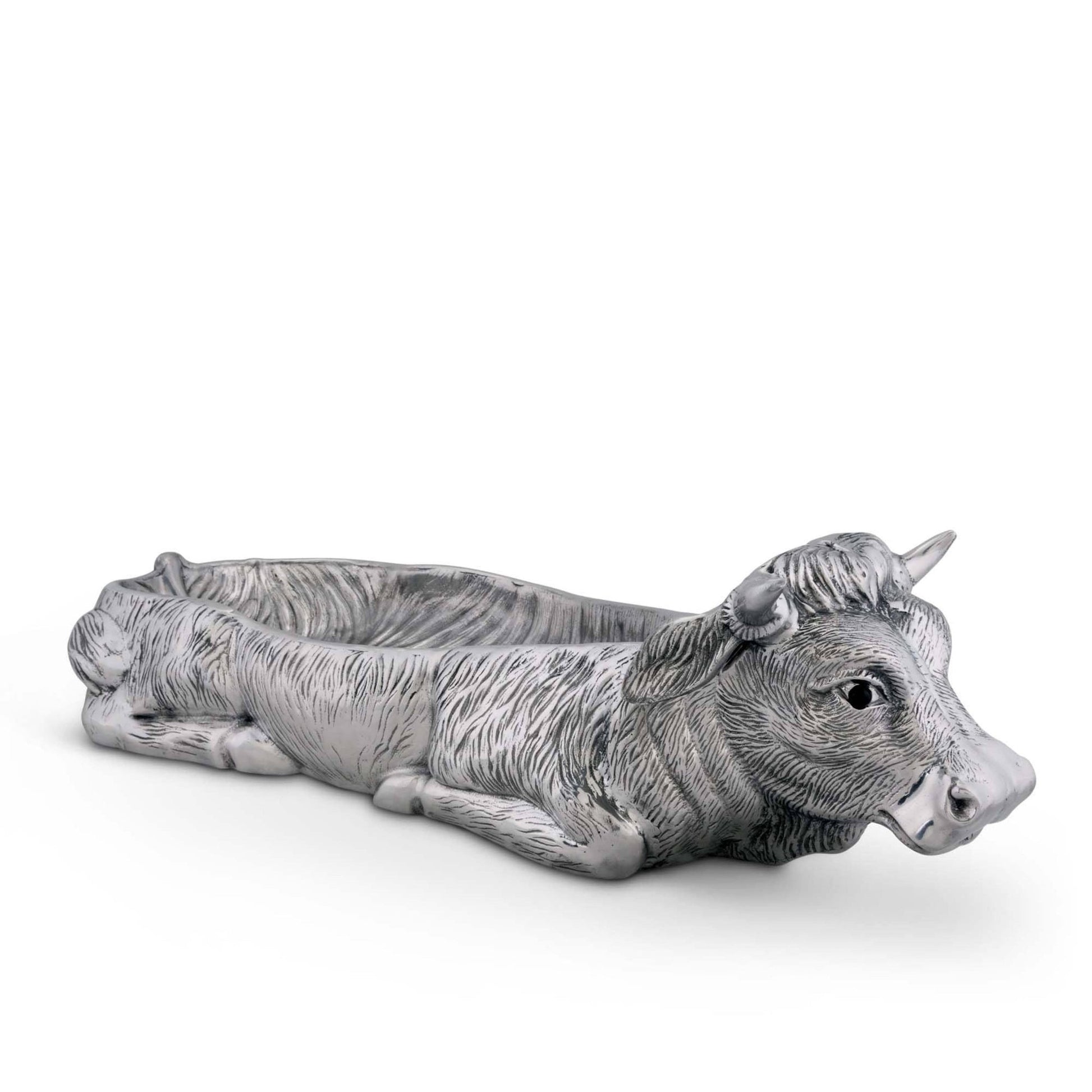 Cow Carving Serving Tray - themonogram manor 