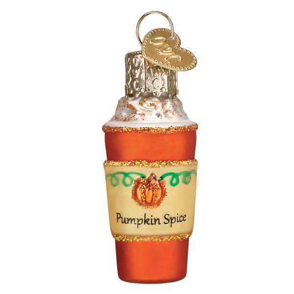 Mini Pumpkin Spice Latte Ornament - themonogram manor 