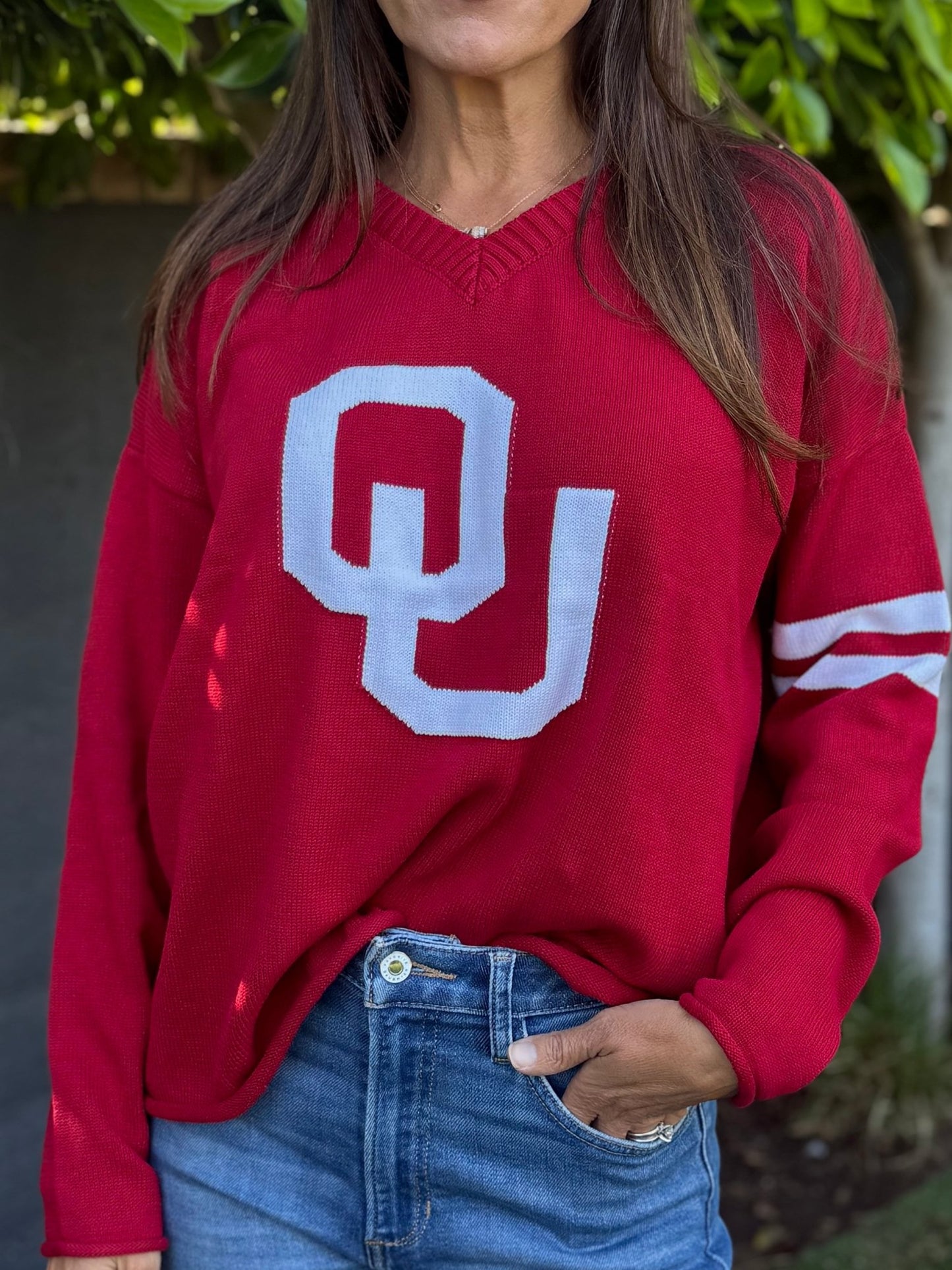 Oklahoma Sooners Long Sleeve – Boomer Sooner Spirit - themonogram manor 