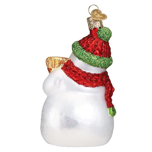 Snowman With Broom Ornament - themonogram manor 