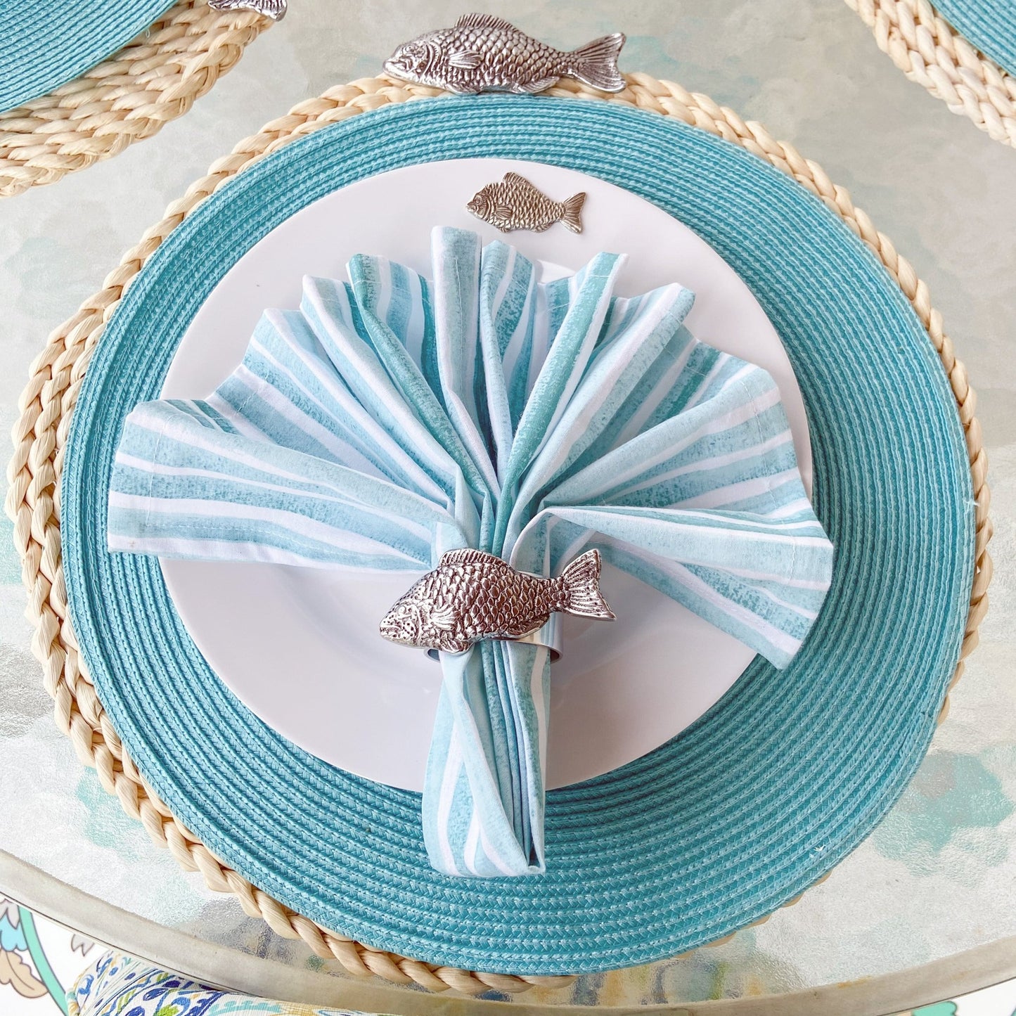 Fish Napkin Rings - set of 4 - themonogram manor 