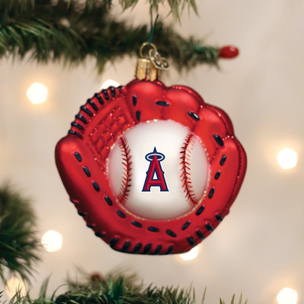 Angels Baseball Mitt Ornament - #themonogram manor #