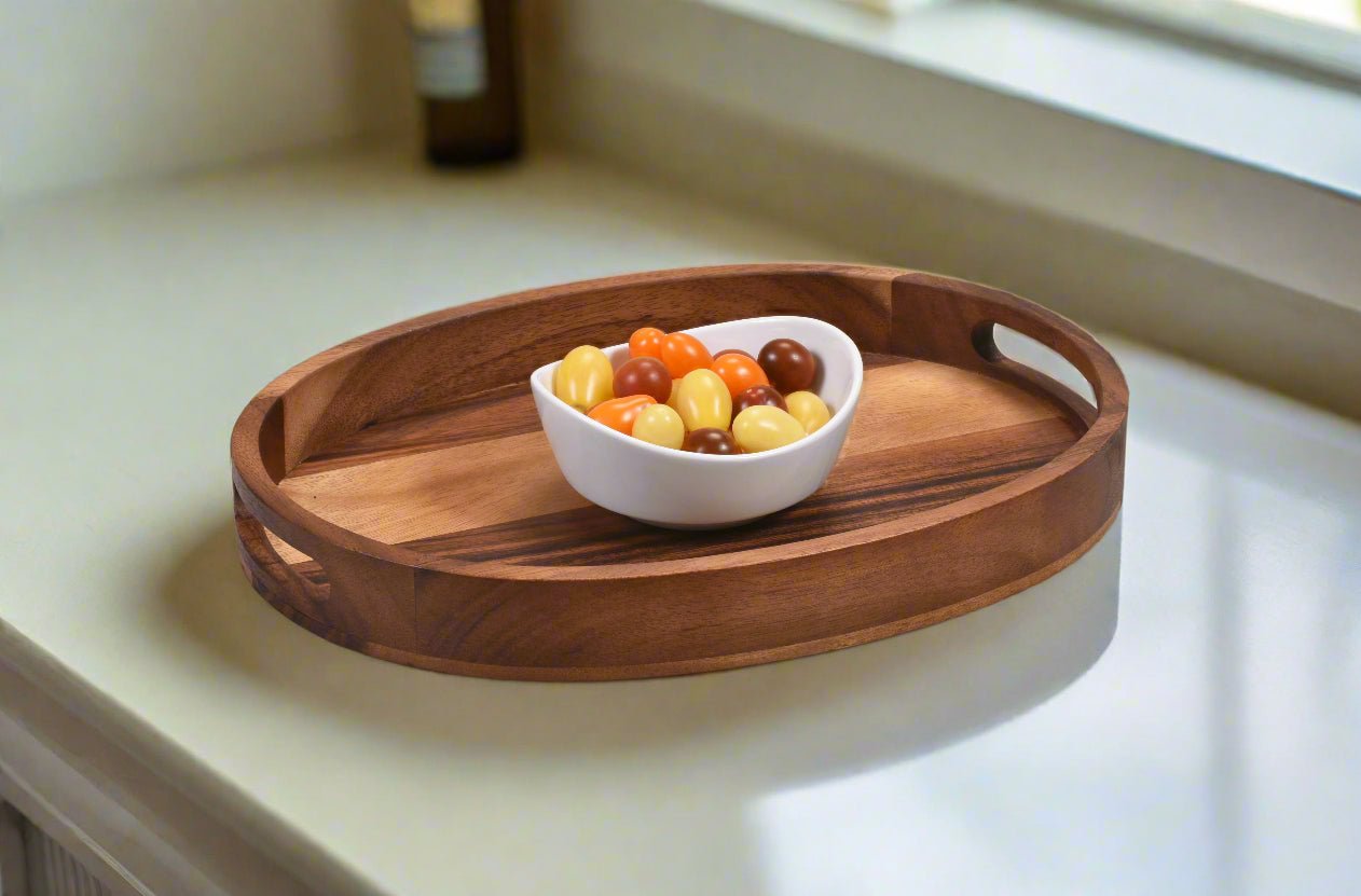 Oval Serving Tray - themonogram manor 