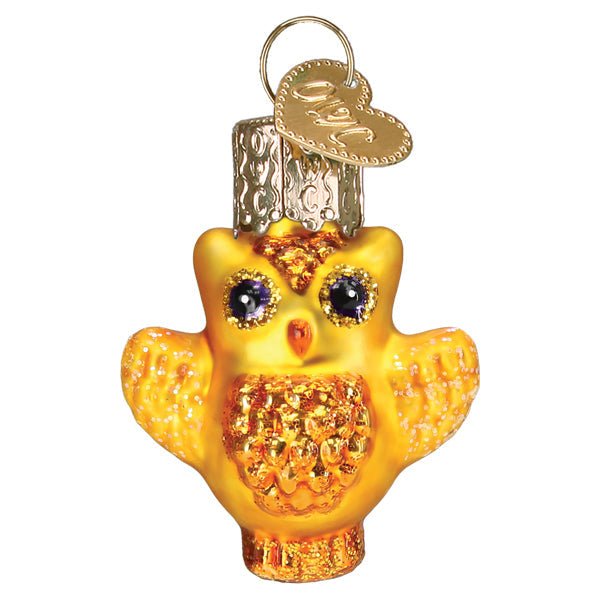 Mini Halloween Owl Ornament - themonogram manor 