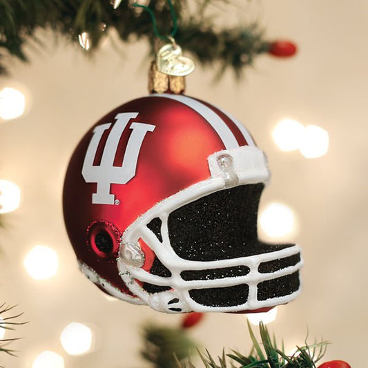 Indiana Football Helmet Ornament - themonogram manor 
