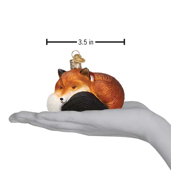 Cozy Fox Ornament - #themonogram manor #