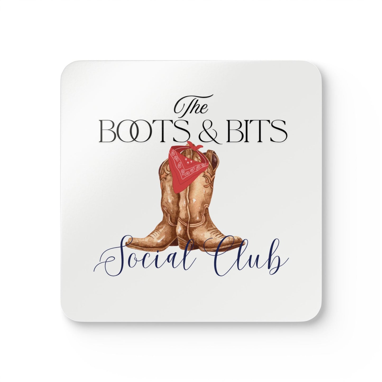 Coaster Set - Boots & Bits Collection - FAA & HLSR Focus - Texas Children Benefit - themonogram manor 