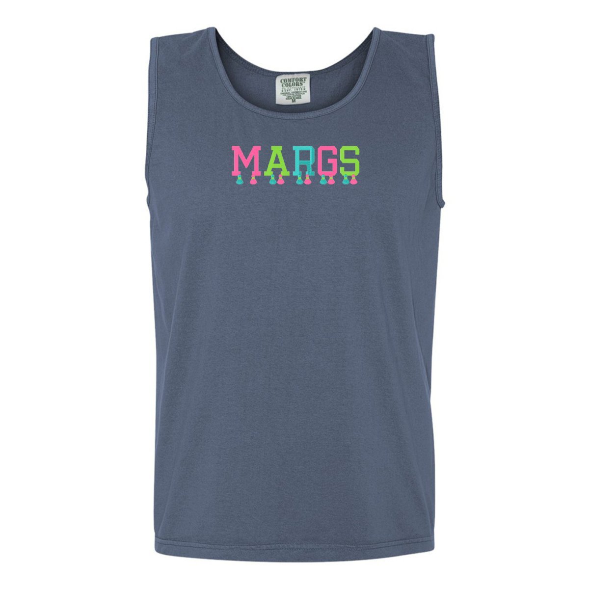 Embroidered Tasseled 'Margs' Tank Top - themonogram manor 