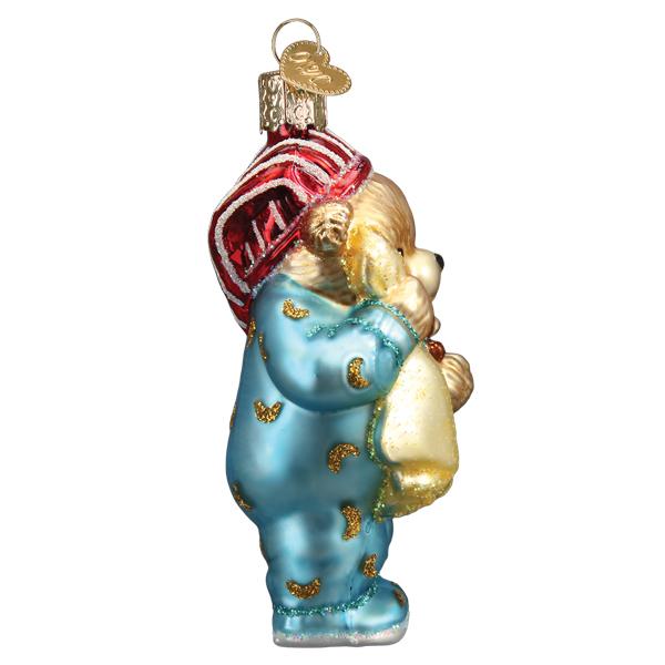 Bedtime Teddy Bear Ornament - themonogram manor 