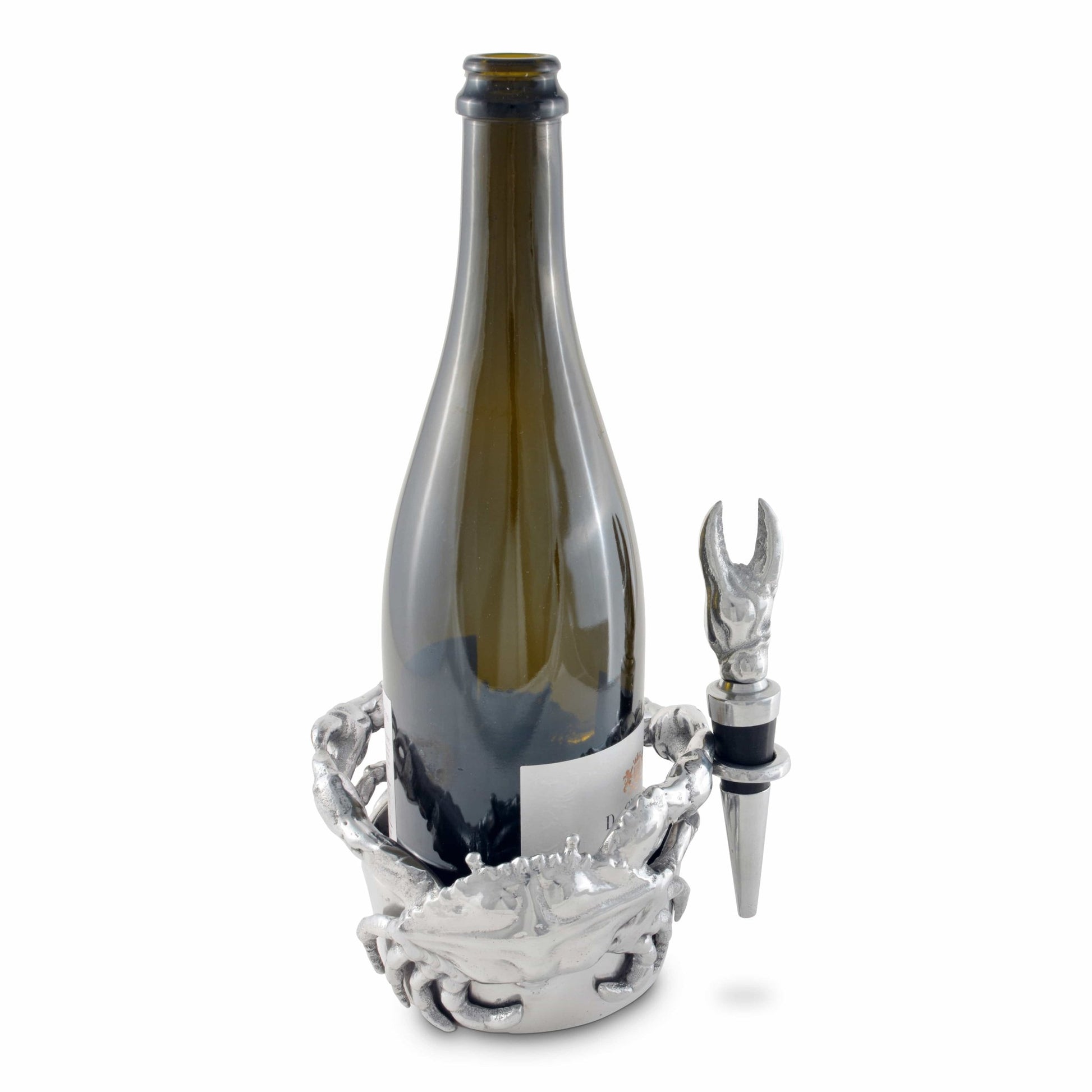Crab Wine Caddy and Stopper Set - themonogram manor 