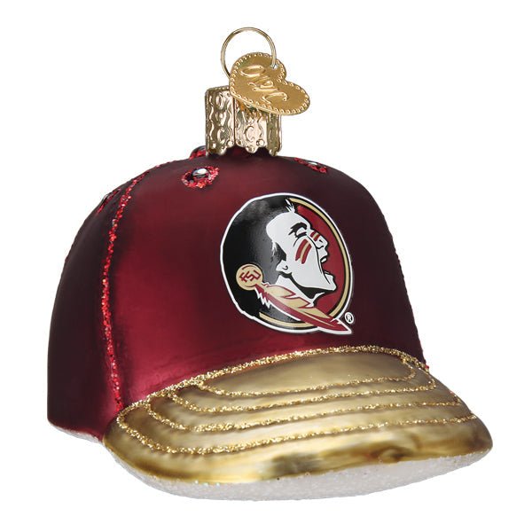 Florida State Baseball Cap Ornament - themonogram manor 