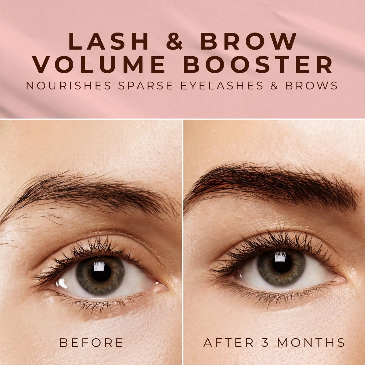 Lash and Brow Oil - 100% Pure Natual Organic Castor Oil Eyelash & Eyebrow Serum for Fuller-Looking Lashes & Brows (0.34 Fl Oz) - themonogram manor 