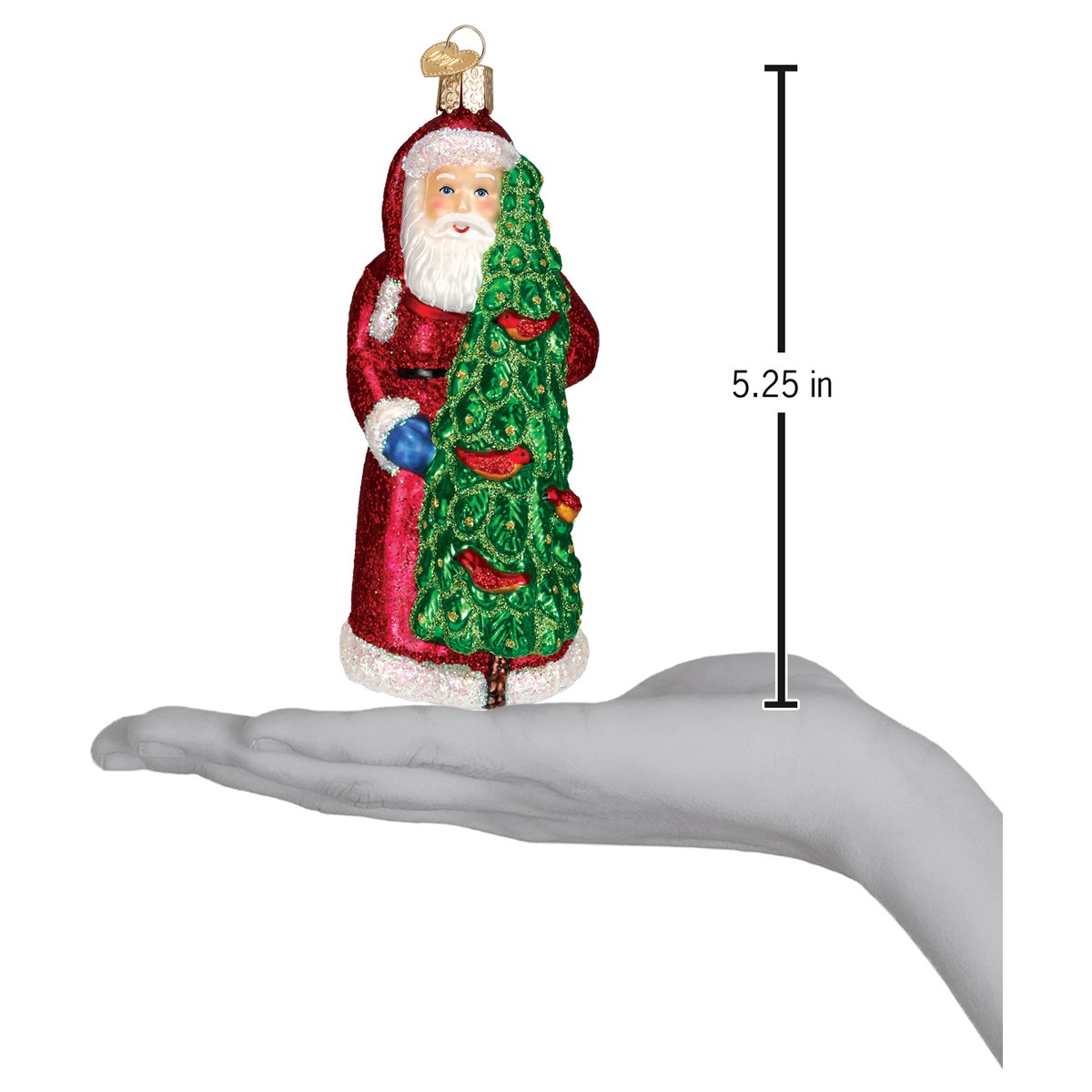 Santa With Calling Birds - #themonogram manor #