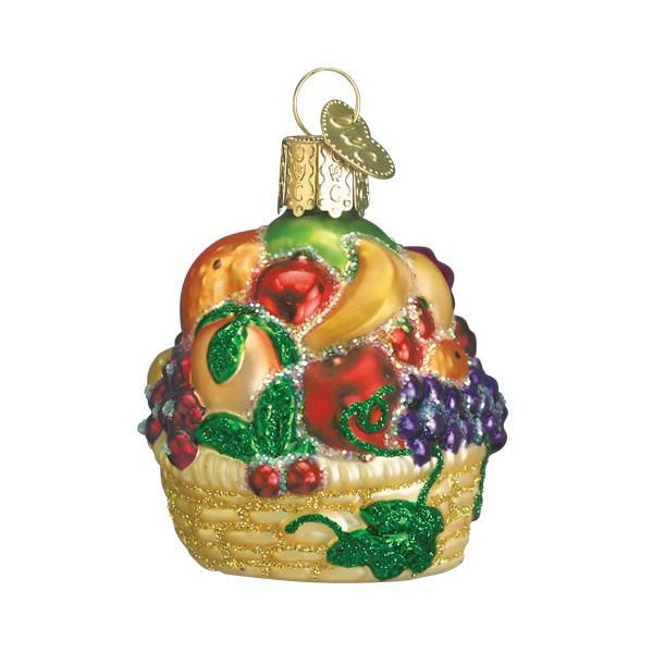 Fancy Fruit Basket Ornament - #themonogram manor #